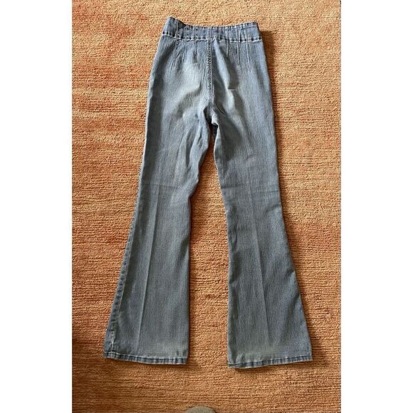 Wallflower High Rise Flare Jeans Size 7 Stretch Blue Sustainable Denim - Picture 9 of 9